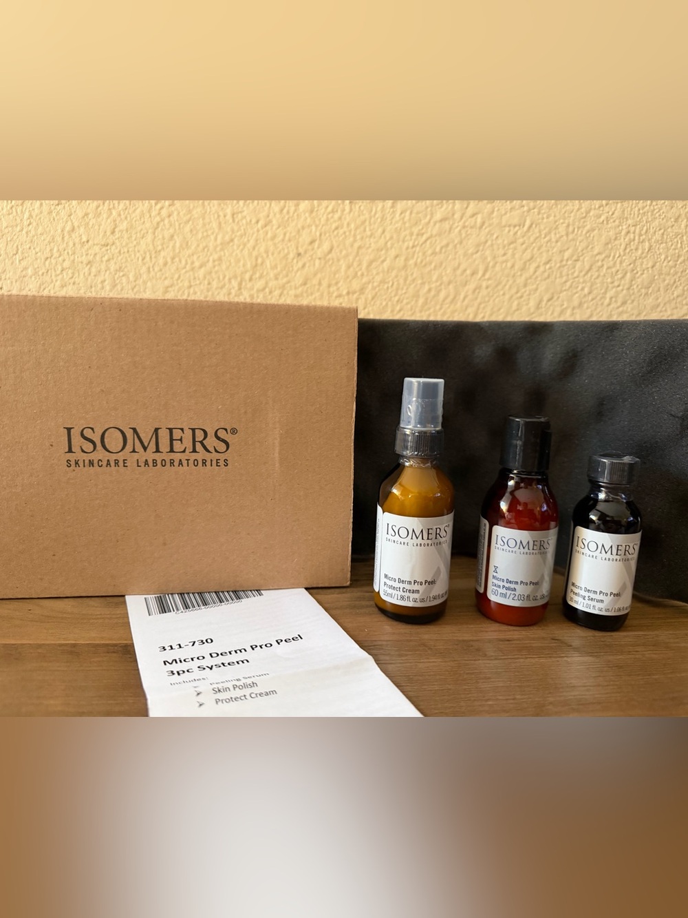 NWT Sealed ISOMERS Micro Derm Pro Peel 3-Piece Skincare System